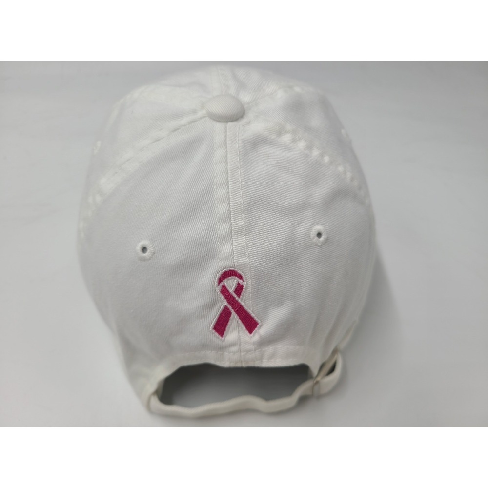 Women Eastern Washington University EWU Eagles Breast‎ Cancer Hat Cap White Pink - Picture 8 of 11
